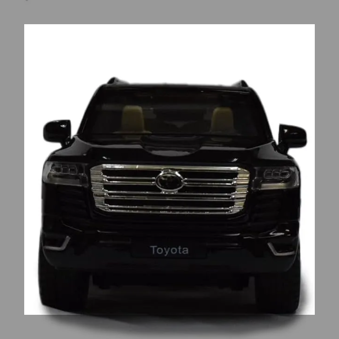 TOYOTA Land Cruiser 1/24スケール DIECAST ダイキャスト ミニカー プルバック機能付き 完成品 モデルカー トヨタ 箱入り おもちゃ ライトアップ サウンド