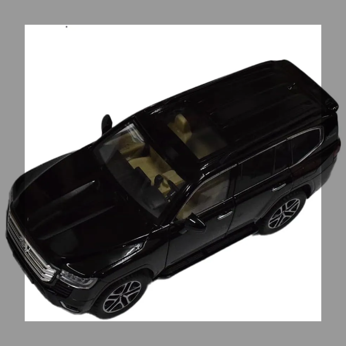 TOYOTA Land Cruiser 1/24スケール DIECAST ダイキャスト ミニカー プルバック機能付き 完成品 モデルカー トヨタ 箱入り おもちゃ ライトアップ サウンド