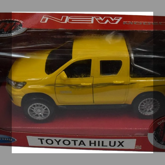 Toyota Hilux ダイキャスト ピックアップ ミニカー プルバック機能付き 1/40スケール