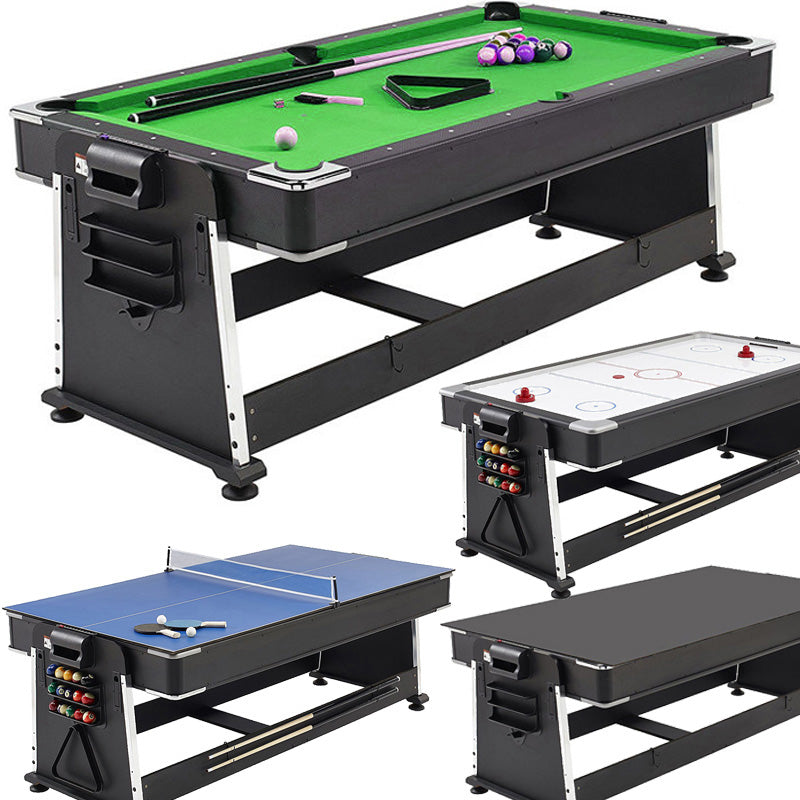 JBS 業務用 家庭用 7フィート 4in1 マルチビリヤードテーブル Bison/バイソン ブラック