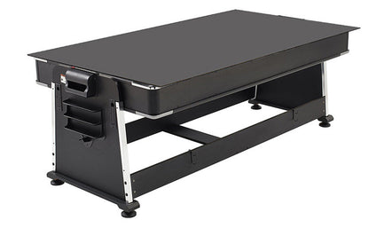 JBS 業務用 家庭用 7フィート 4in1 マルチビリヤードテーブル Bison/バイソン ブラック