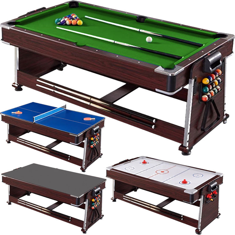 JBS 業務用 家庭用 7フィート 4in1 マルチビリヤードテーブル Bison/バイソン ブラウン