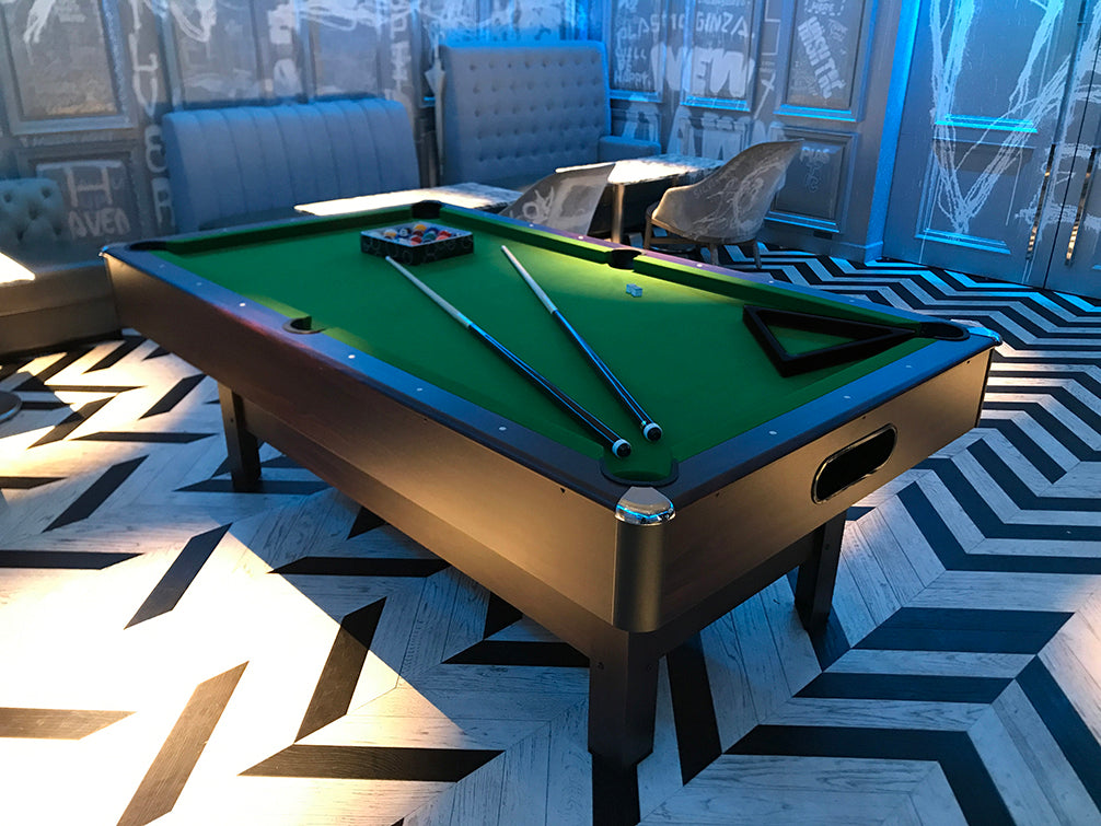 JBS 業務用 家庭用 7フィート ボールリターン ビリヤードテーブル Baron/バロン ブラウン