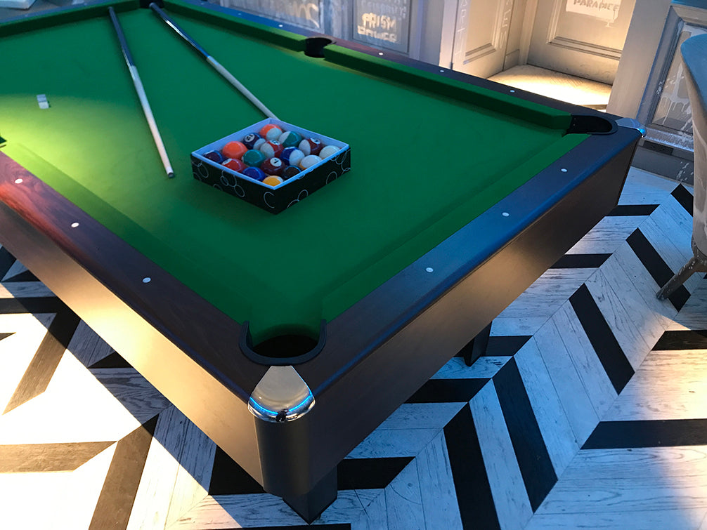 JBS 業務用 家庭用 7フィート ボールリターン ビリヤードテーブル Baron/バロン ブラウン