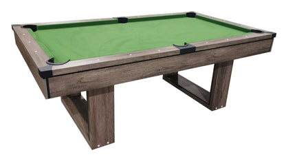 JBS 家庭用 7フィート Rustic U字脚 ビリヤードプールテーブル テーブルトップ/卓球台付き