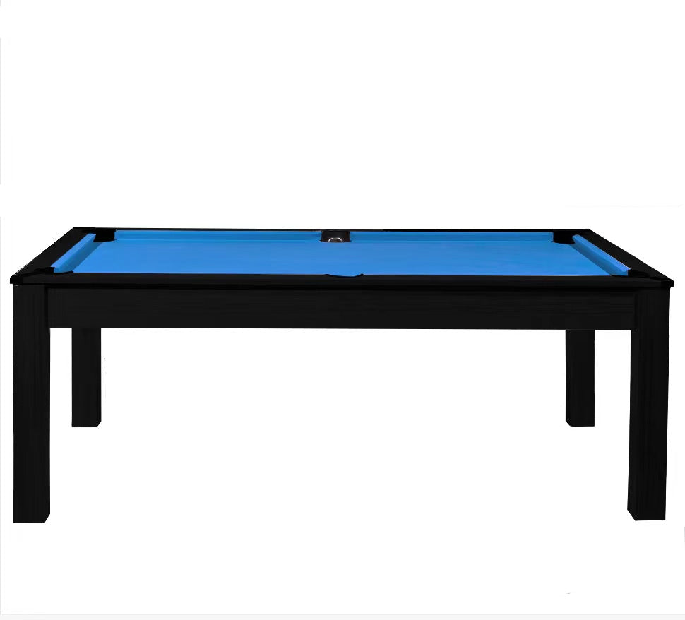 JBS 家庭用 7フィート Rustic 3in1 ブラック ビリヤードプールテーブル テーブルトップ/卓球台付き