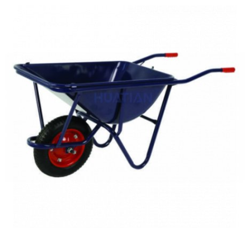 多用途高耐荷重一輪車  耐荷重120kg 水積載61L/砂98L 大型13インチエアタイヤ ガーデニング・業務向け